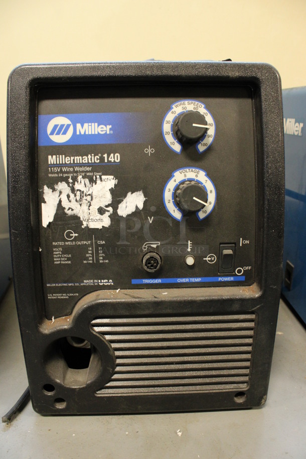 Miller Millermatic 140 Metal Auto-Set w/ MVP MIG Wire Welder. 115 Volts, 1 Phase. 11x18x15. (Room 130) - Image 4 of 5