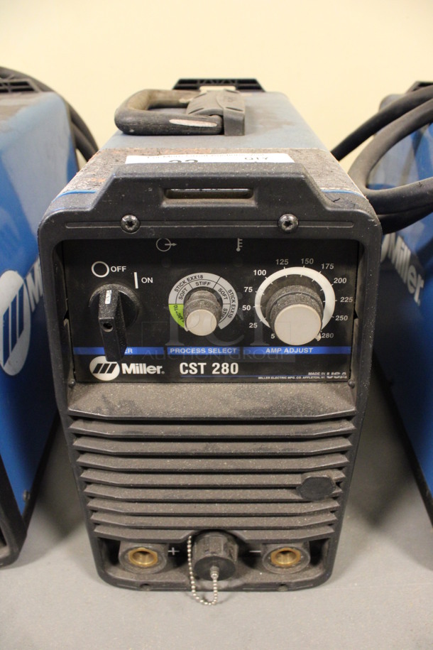 Miller Millermatic CST 280 MIG Wire Welder. 208-230/400-460 Volts, 1/3 Phase. 7.5x17.5x13. (Room 130)