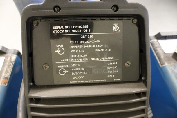 Miller Millermatic CST 280 MIG Wire Welder. 208-230/400-460 Volts, 1/3 Phase. 7.5x17.5x13. (Room 130) - Image 5 of 6