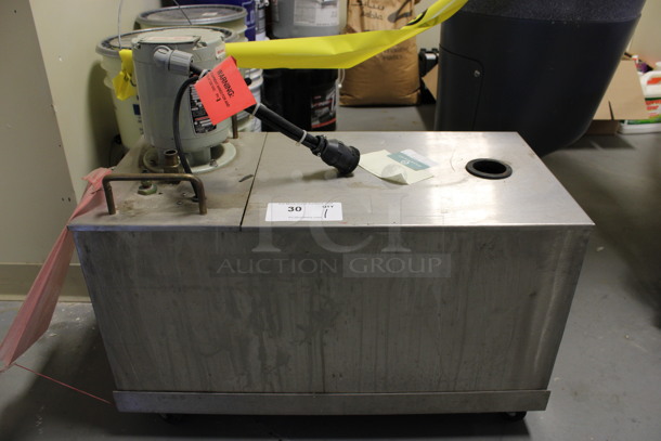 LECO Model 822-000-200 Stainless Steel Commercial Unit. 208-230 Volts, 3 Phase. 14x29x25. (Room 130)