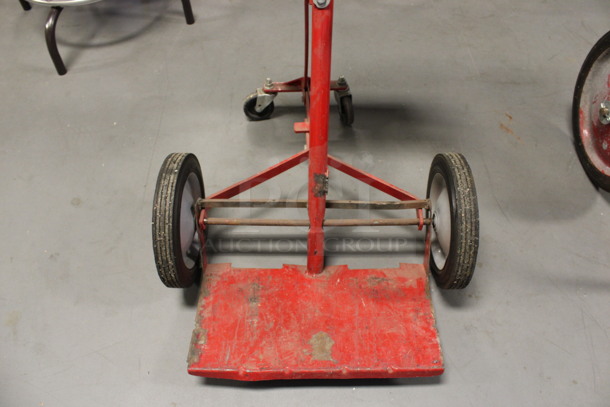 Red Metal Dolly. 21x40x42 - Image 4 of 5