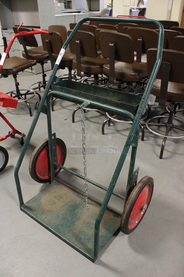 Green Metal Dolly. 30x20x44 - Image 3 of 5