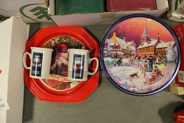 ALL ONE MONEY! Lot of Various Christmas Decorations Including Ornaments and Garland! (Room 130) - Image 2 of 8