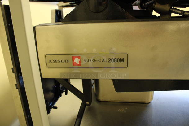 Amsco Surgical 2080M Stainless Steel Collapsible Surgical Table and IV Rack. 29x46x34. (Room 130) - Image 5 of 7