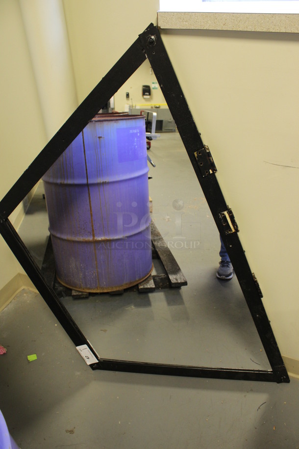Mirror w/ Black Frame. 53x1x31. (Room 130) - Image 1 of 3