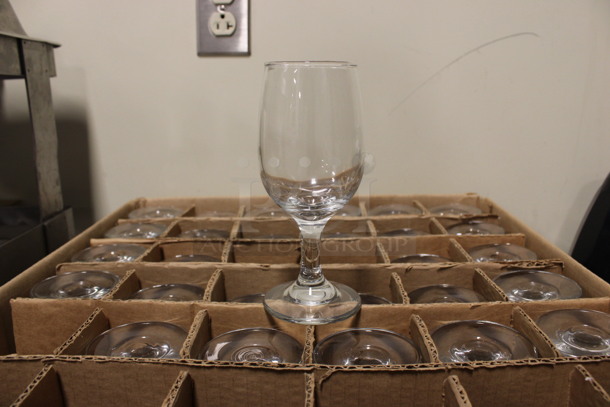 30 BRAND NEW IN BOX! Wine Glasses. 3x3x6.5. 30 Times Your Bid! (Room 130) - Image 3 of 3
