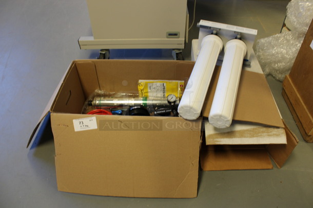 ALL ONE MONEY! Lot of Water Filtration Including Pentair Double Cartridge and Everpure Cartridge. (Room 130)  - Image 5 of 5