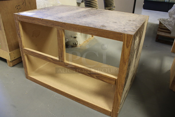 Wood Pattern Cabinet Frame. 30x20x20. (Room 130) - Image 2 of 4