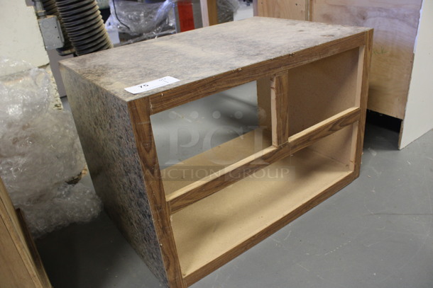 Wood Pattern Cabinet Frame. 30x20x20. (Room 130) - Image 3 of 4