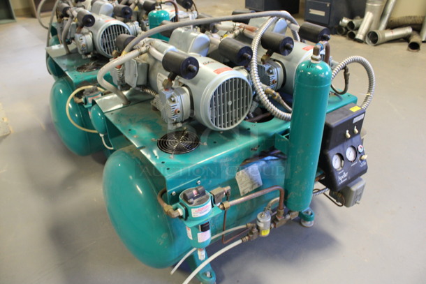 Apollo Model O82 Metal Commercial Floor Style Dental Air Compressor. 230 Volts, 1 Phase. 32x36x34. (Room 130) - Image 5 of 7