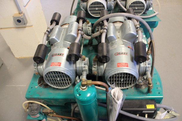 Apollo Model O82 Metal Commercial Floor Style Dental Air Compressor. 230 Volts, 1 Phase. 32x36x34. (Room 130) - Image 3 of 6