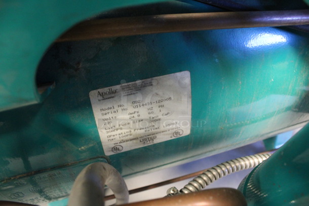 Apollo Model O82 Metal Commercial Floor Style Dental Air Compressor. 230 Volts, 1 Phase. 32x36x34. (Room 130) - Image 5 of 6