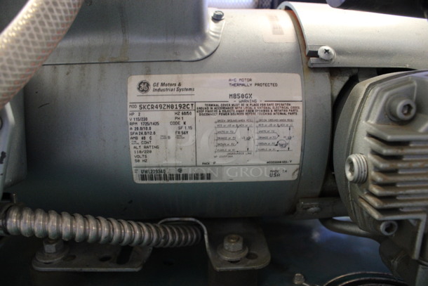 Apollo Model O82 Metal Commercial Floor Style Dental Air Compressor. 230 Volts, 1 Phase. 32x36x34. (Room 130) - Image 6 of 6