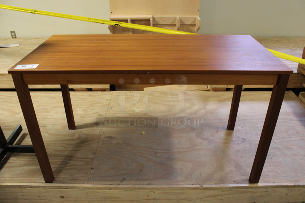 Wooden Table. 51x24x29. (Room 130) - Image 1 of 3