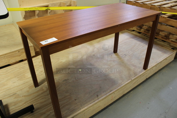 Wooden Table. 51x24x29. (Room 130) - Image 2 of 3