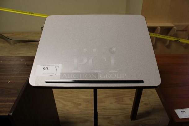 Gray Podium / Stand. 20x18x43. (Room 130) - Image 3 of 3