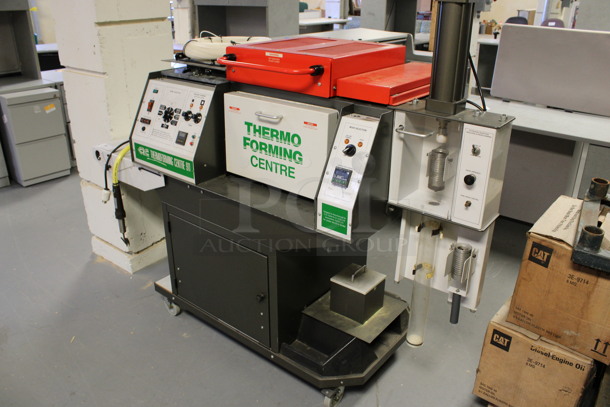 Thermo Forming Centre 911 Floor Style thermoforming Vaccum Forming Plastic Extrusion Machine on Commercial Casters. 70x26x57. (Room 130) - Image 2 of 9