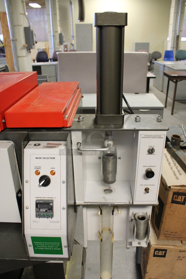 Thermo Forming Centre 911 Floor Style thermoforming Vaccum Forming Plastic Extrusion Machine on Commercial Casters. 70x26x57. (Room 130) - Image 3 of 9