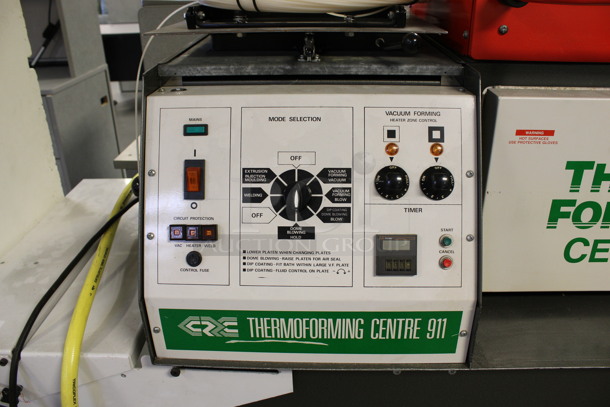 Thermo Forming Centre 911 Floor Style thermoforming Vaccum Forming Plastic Extrusion Machine on Commercial Casters. 70x26x57. (Room 130) - Image 5 of 9