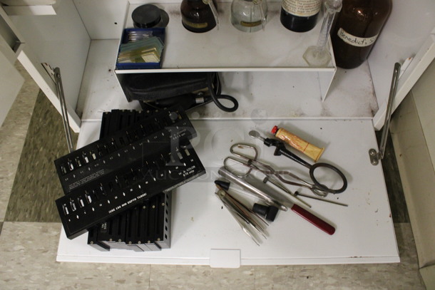 ALL ONE MONEY! Lot of Cabinet of Water Testing Equipment. 26x10x25. (Room 105) - Image 2 of 6