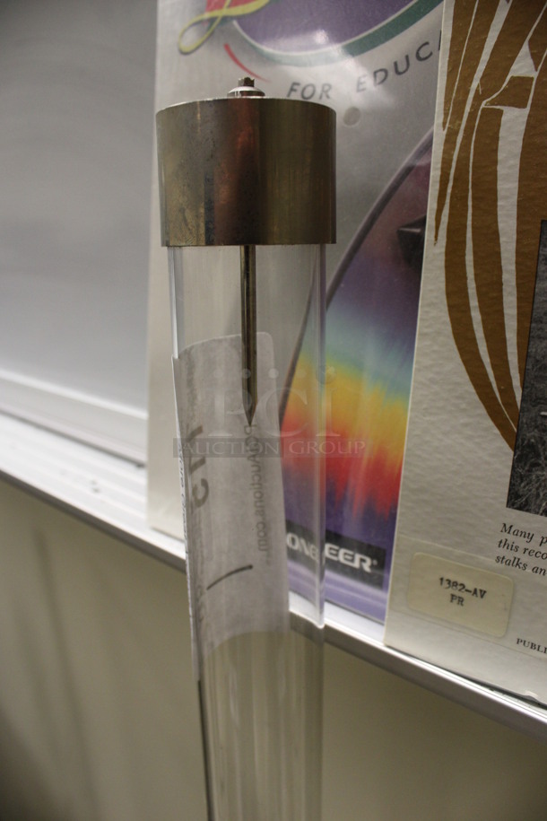 Stansi Tube on Gray Metal Stand. 8x6x43 - Image 4 of 4