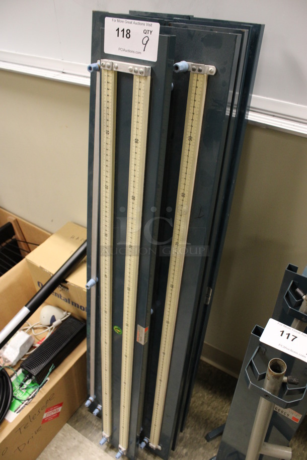 9 Cenco Metal Units w/ 2 Centimeter Rulers. 44x5x2. 9 Times Your Bid! (Room 105) - Image 2 of 6