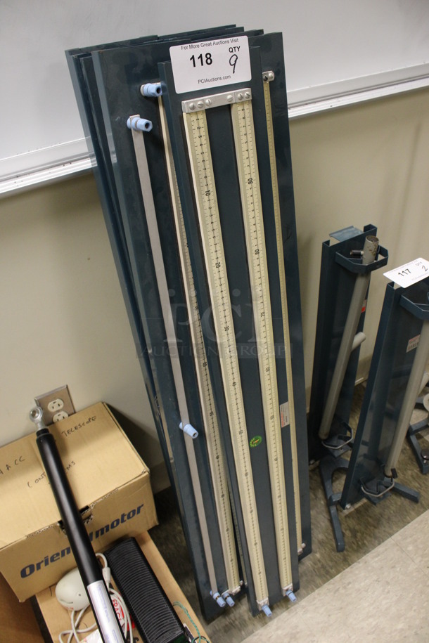 9 Cenco Metal Units w/ 2 Centimeter Rulers. 44x5x2. 9 Times Your Bid! (Room 105) - Image 3 of 6
