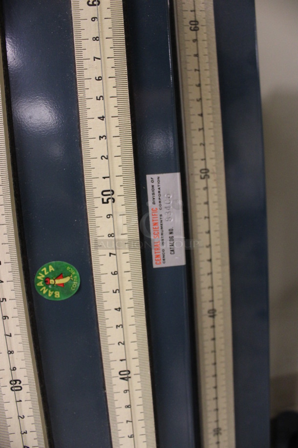 9 Cenco Metal Units w/ 2 Centimeter Rulers. 44x5x2. 9 Times Your Bid! (Room 105) - Image 6 of 6