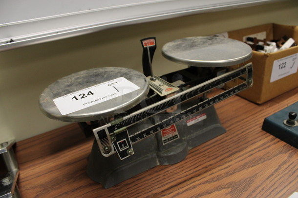 Ohaus Metal Countertop Harvard Trip Balance Scale. 14x6.5x7.5. (Room 105) - Image 2 of 5