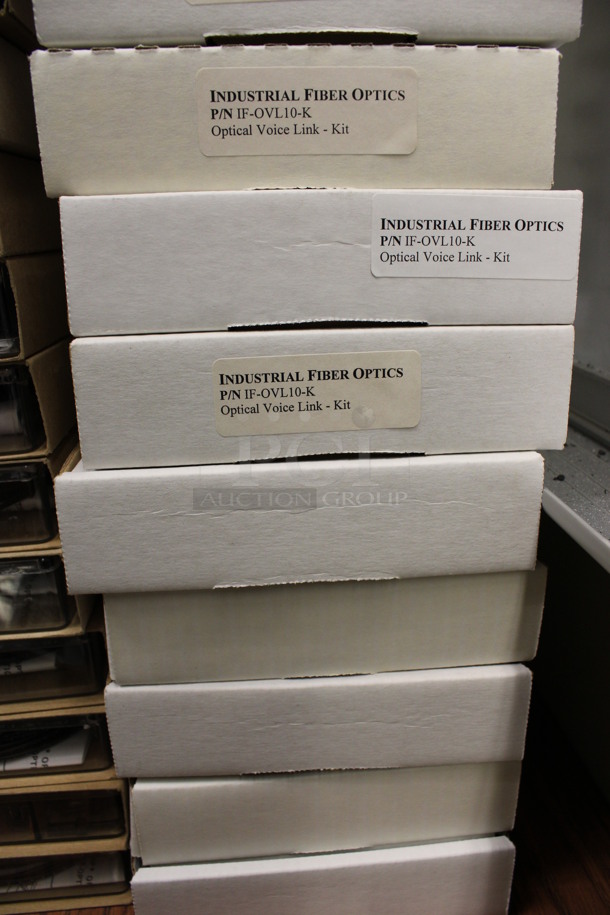 ALL ONE MONEY! Lot of 12 BRAND NEW Industrial Fiber Optics Optical Voice Links. (Room 105) - Image 5 of 5