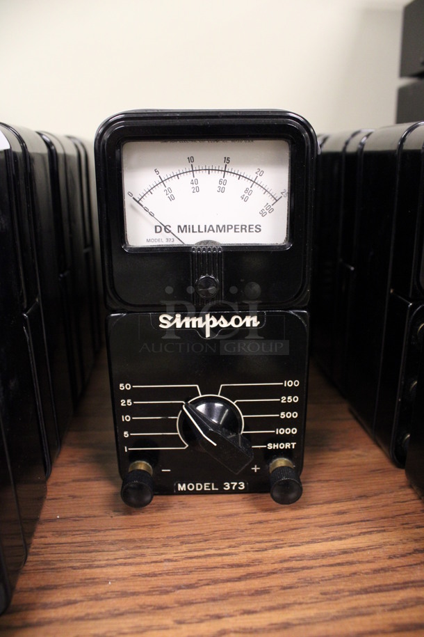 5 Simpson Model 373 DC Milliamperes. 3x2.5x6. 5 Times Your Bid! (Room 105) - Image 2 of 3