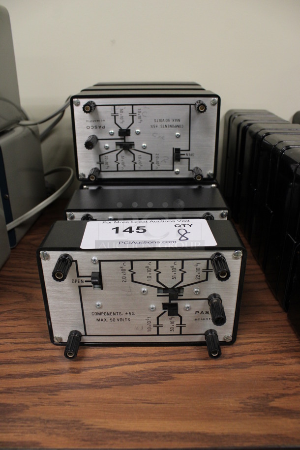 8 Pasco Scientific Units. 6.5x4x3. 8 Times Your Bid! (Room 105)