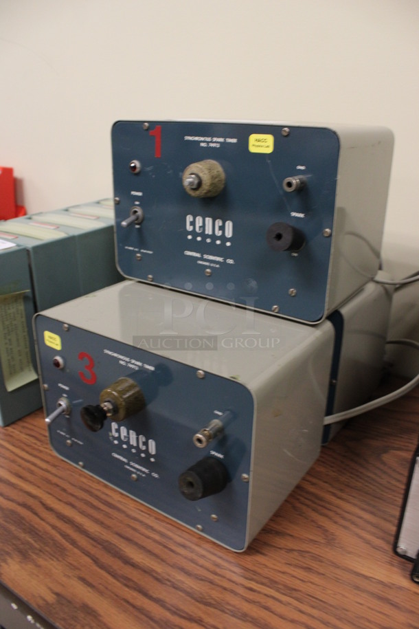 3 Cenco Synchronous Spark Timers. 8.5x6.5x6. 3 Times Your Bid! (Room 105) - Image 3 of 3