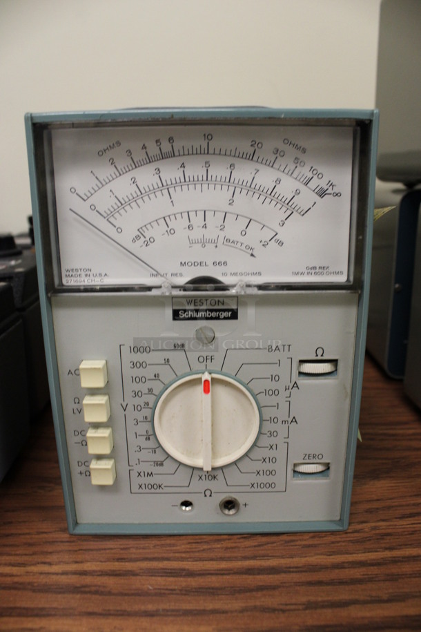 6 Weston Schlumberger Model 666 Ohm Meters. 5x2x7. 6 Times Your Bid! (Room 105) - Image 2 of 4