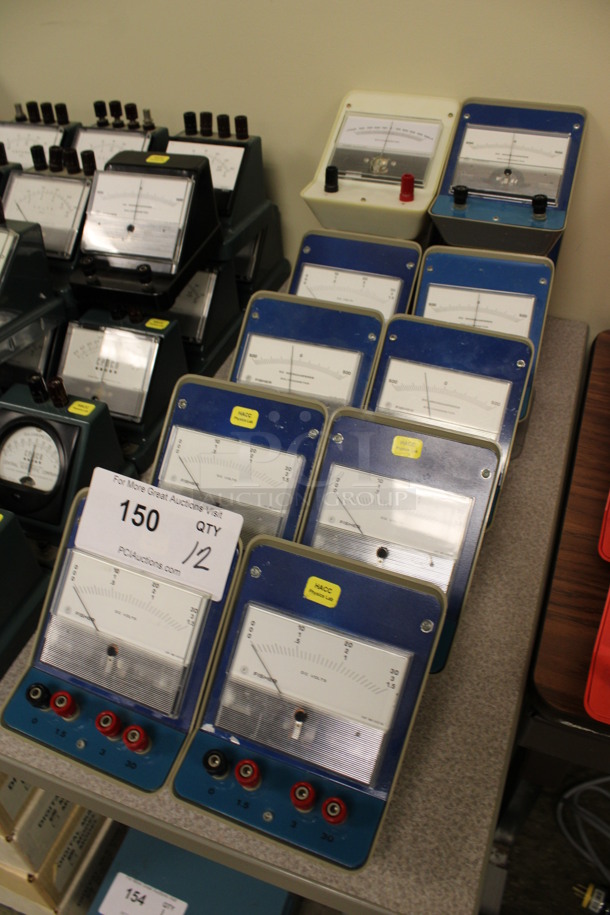 12 Fisher DC Milliampere Galvonometers. 4.5x5x5. 12 Times Your Bid! (Room 105) - Image 2 of 5