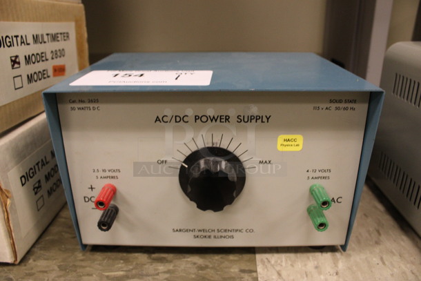 Sargent Welch Scientific AC/DC Power Supply. 9x7x6. (Room 105)
