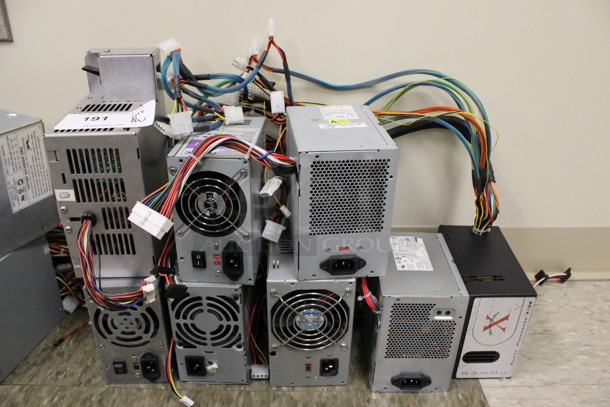 8 Various Power Supplies Including Dell. Includes 4x6x4. 8 Times Your Bid! (Room 105)