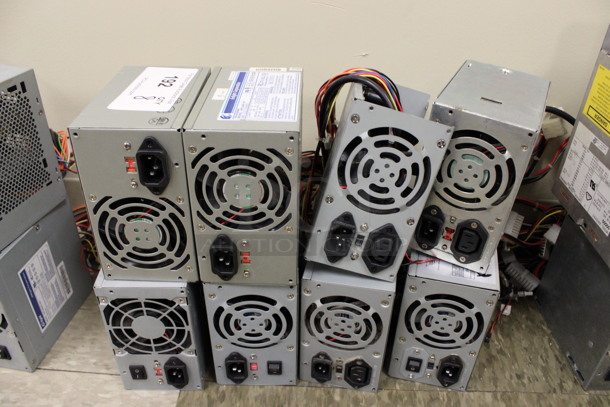 8 Various Power Supplies Including Enlight. Includes 3.5x6x5.5. 8 Times Your Bid! (Room 105)