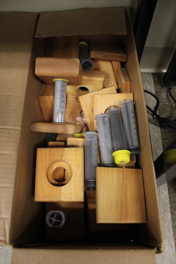 ALL ONE MONEY! Lot of Various Pieces Including Wooden Blocks and Syringes! (Room 105)