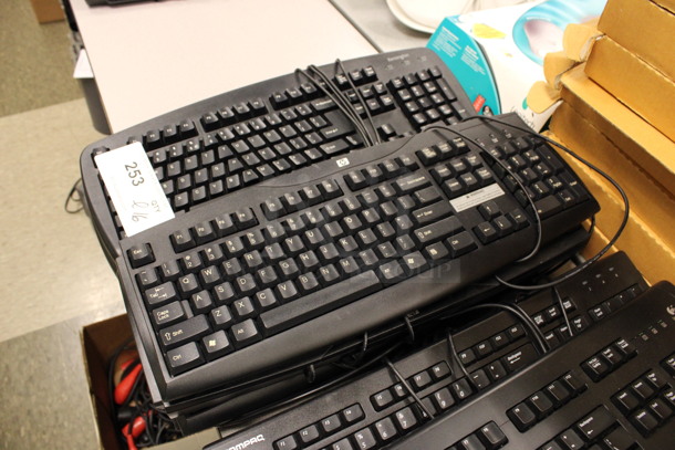 ALL ONE MONEY! Lot of 16 Various Keyboards! Includes 18.5x6.5x1.5. (Room 105) - Image 2 of 5