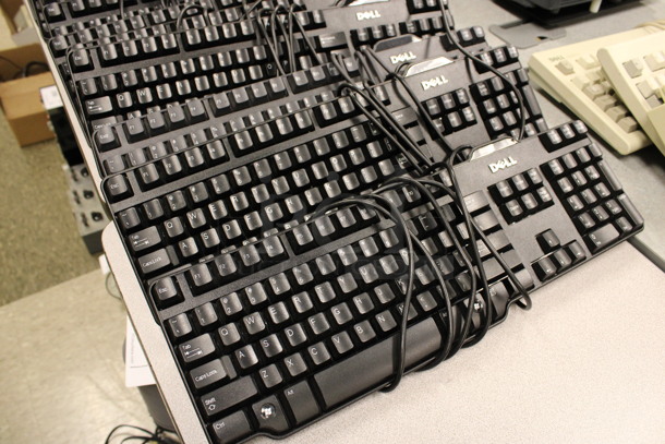 ALL ONE MONEY! Lot of 20 Dell Keyboards! 17.5x6x1. (Room 105) - Image 3 of 3