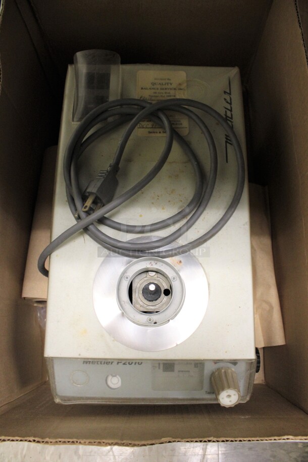 Mettler P2010 Metal Balance Scale. 7x13x8. (Room 105) - Image 1 of 3