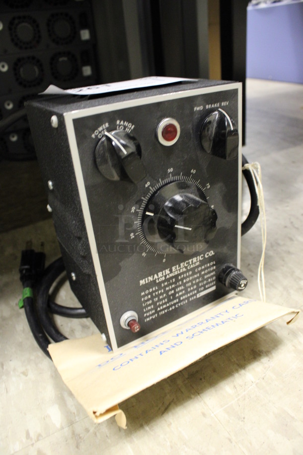 Minarik Model SH-12 Speed Control for Bodine Motor. 5x4.5x7. (Room 105) - Image 2 of 3