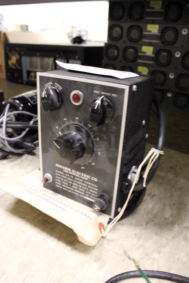 Minarik Model SH-12 Speed Control for Bodine Motor. 5x4.5x7. (Room 105) - Image 3 of 3