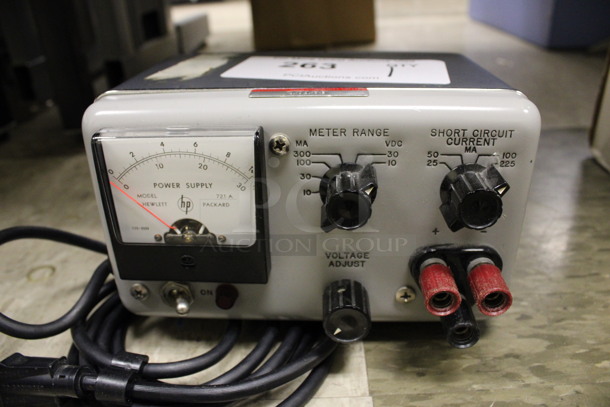 Hewlett Packard Model 721-A Power Supply. 7x6x4.5. (Room 105)