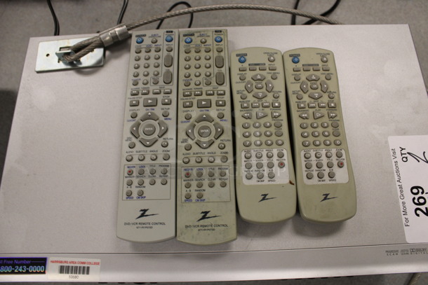 2 Zenith Model XBV713 DVD and VCR Players w/ 4 Remotes. 17x10x3.5. 2 Times Your Bid! (Room 105) - Image 2 of 5