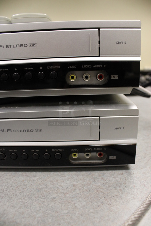 2 Zenith Model XBV713 DVD and VCR Players w/ 4 Remotes. 17x10x3.5. 2 Times Your Bid! (Room 105) - Image 4 of 5