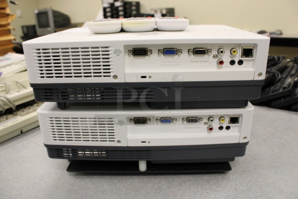 2 Sanyo Model PLC-XK3010 Projectors w/  3 Remotes. 100-120 Volts, 1 Phase. 13x9.5x4. 2 Times Your Bid! (Room 105) - Image 4 of 5