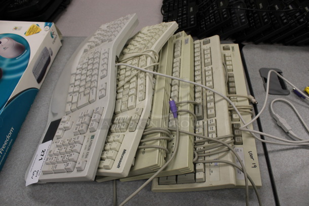 ALL ONE MONEY! Lot of 6 Various Keyboards! Includes 20x9x2.5. (Room 105) - Image 3 of 5