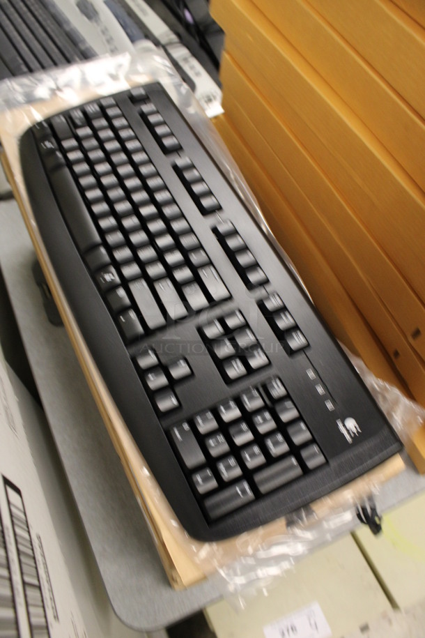 ALL ONE MONEY! Lot of 6 IN ORIGINAL BOX! Logitech Keyboards! 18.5x7x1.5. (Room 105) - Image 2 of 4